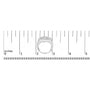 Men's 1 Ct. T.W. Diamond Band Ring in 14K White Gold, photo 7