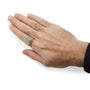 Anillo de banda de cóctel en racimo para hombre con diamantes de 2 1/8 ct. p.t. en oro amarillo de 10K, foto 3