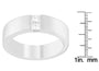 Anillo de banda de canal para hombre con diamantes de 1/4 ct. p.t. en oro blanco de 14K, foto 4