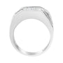 Anillo de racimo con diamantes de 1 3/4 ct. p.t. en oro blanco de 14K, foto 2