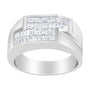 Anillo de racimo con diamantes de 1 3/4 ct. p.t. en oro blanco de 14K, foto 5