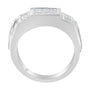Men's 2 Ct. T.W. Diamond Cluster Ring in 14K White Gold, photo 5