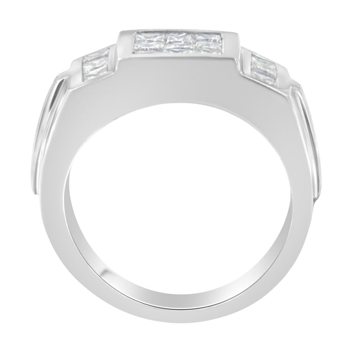 Men's 2 Ct. T.W. Diamond Cluster Ring in 14K White Gold, photo 5