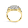 Men's 1 Ct. T.W. Diamond Geometric Band Ring in 14K Yellow Gold-Plated Sterling Silver, photo 6