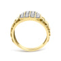 Men's 1/2 Ct. T.W. Diamond Cuban-Link Band Ring in 14K Yellow Gold-Plated Sterling Silver, photo 6