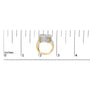 Men's 2 1/10 Ct. T.W. Diamond Concentric Circles Cocktail Ring in 10K Yellow Gold, photo 7