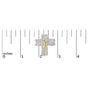 Men's 5 2/5 Ct. T.W. Diamond Jesus Crucifix Cross Cocktail Ring in 10K Yellow Gold, photo 7