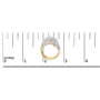 Men's 2 1/2 Ct. T.W. Round Diamond Cluster Cocktail Ring in 10K Yellow Gold, photo 7