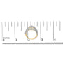 Men's 1 1/2 Ct. T.W. Diamond Cluster Dome Band Ring in 10K Yellow Gold, photo 7