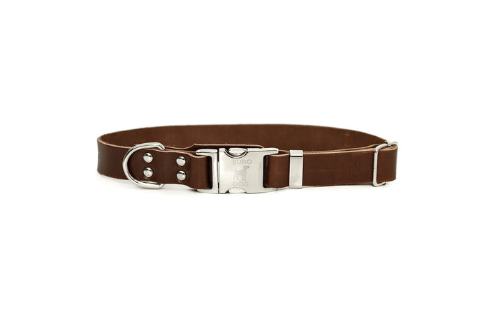 Collar de piel Modern con broche rápido para perro, foto 6
