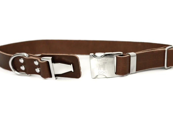 Collar de piel Modern con broche rápido para perro, foto 14