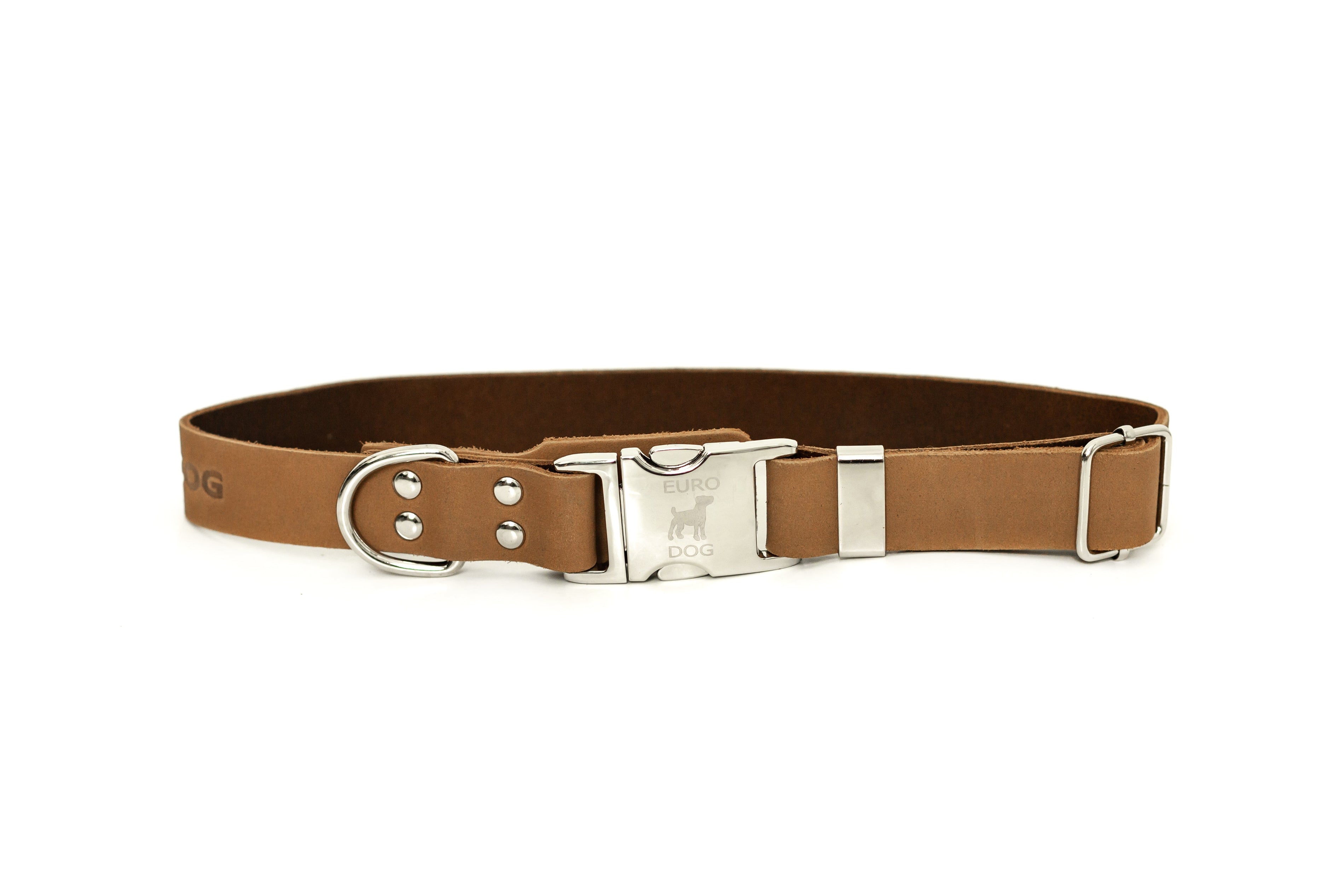 Collar de piel Modern con broche rápido para perro, foto 3
