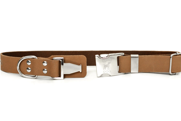 Collar de piel Modern con broche rápido para perro, foto 17