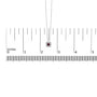 1/3 Ct. T.W. Red Ruby and Diamond Halo Pendant Necklace in 14K White Gold, photo 5