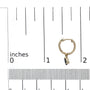 Aretes de aro Huggie colgantes con zafiro azul de talla pera y diamantes de 1/10 ct. p.t. en oro amarillo de 10K, foto 5