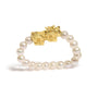 Anillo de banda ajustable con dije de dragón y perla cultivada de agua dulce en oro amarillo de 18K, foto 6