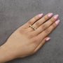 Anillo de banda ajustable con dije de dragón y perla cultivada de agua dulce en oro amarillo de 18K, foto 3