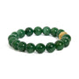 Aventurine Beaded Charm Bracelet in 18K Yellow Gold, photo 2