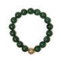 Aventurine Beaded Charm Bracelet in 18K Yellow Gold, photo 4