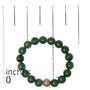 Aventurine Beaded Charm Bracelet in 18K Yellow Gold, photo 5
