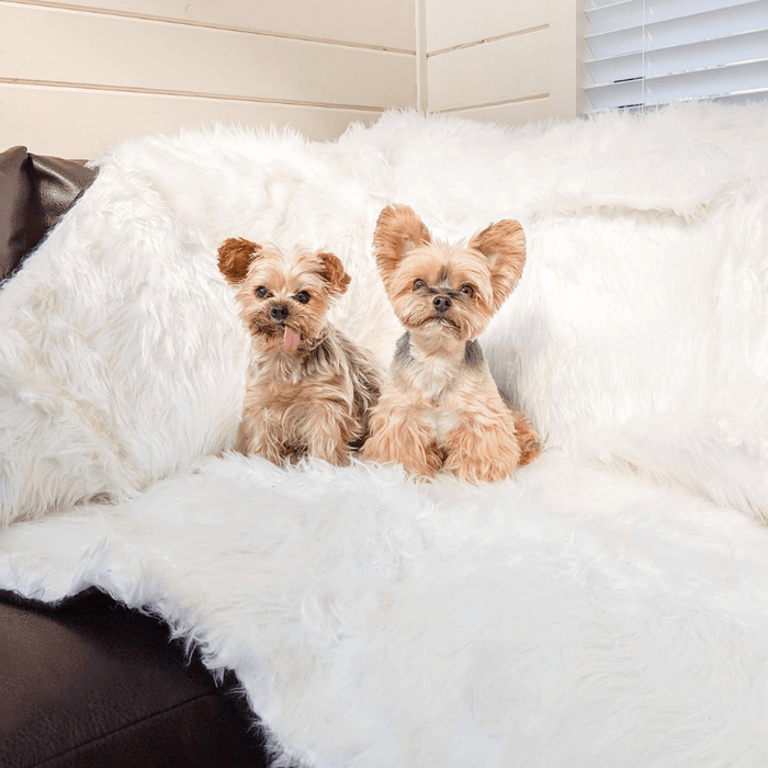 PupProtector Waterproof Throw Blanket, Polar White, photo 6