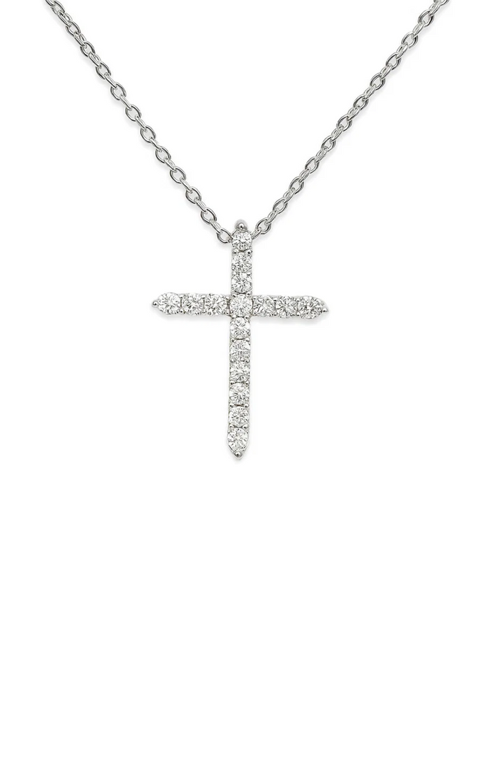 Faith Cubic Zirconia Cross Pendant Necklace, photo 5