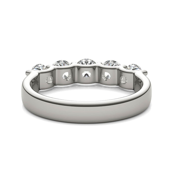 1 1/4 CTW Lab-Grown Diamond Five Stone Band in 14K Gold, photo 6