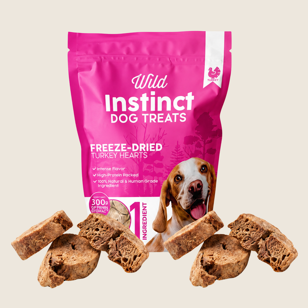 Freeze-Dried Turkey Heart Dog Treats