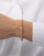 Pulsera de cuentas de 5mm con cuenta de diamantes, foto 2