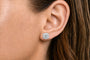 IGI Certified Lab-Grown Diamond Solitaire Stud Earrings in 14K Gold, photo 16