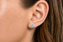 IGI Certified Lab-Grown Diamond Solitaire Stud Earrings in 14K Gold, photo 15