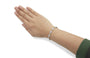 2 Ct. T.W. Channel-Set Baguette-Diamond Weave and X Spiral Link Bracelet in 10K Two-Tone Gold, photo 3