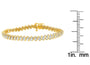 2 Ct. T.W. Round-Cut Diamond Spiral Link Bracelet in 18K Yellow Gold, photo 4