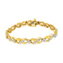 1 Ct. T.W. Round-Cut Diamond Infinite Love Bracelet in 10K Yellow Gold, photo 2