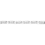 2 Ct. T.W. Princess-Cut Invisible-Set Diamond Rectangular Link Bracelet in 14K White Gold, photo 5