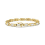 2 Ct. T.W. Invisible-Set Princess-Cut Diamond Rectangular Link Bracelet in 10K Yellow Gold, photo 2