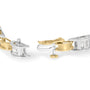 1 Ct. T.W. Princess-Cut Diamond Chain Link Bracelet in 14K Two-Tone Gold, photo 2