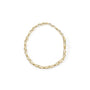 Pulsera de eslabones de canal con diamantes baguette de 1 ct. p.t. en oro amarillo de 10K, foto 4