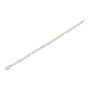 Pulsera de eslabones cónicos y signo igual con diamantes talla princesa de 2 ct. p.t. en oro amarillo y blanco de 14K, foto 6