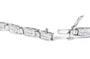 Pulsera tenis con diamantes baguette y talla princesa de 2 ct. p.t. en oro blanco de 14K, foto 2
