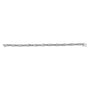 Pulsera de barra y eslabones con diamantes talla princesa y redondos de 2 ct. p.t. en oro blanco de 14K, foto 4