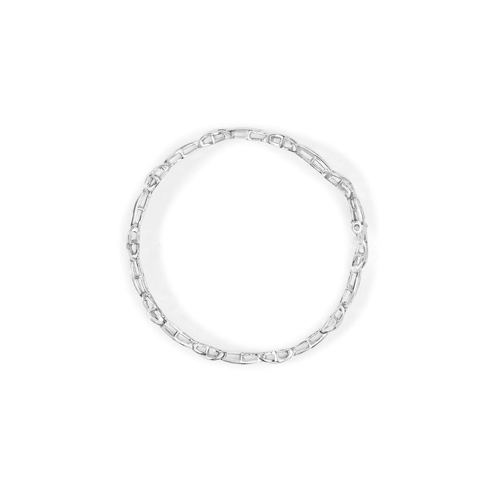 1 Ct. T.W. Invisible-Set Princess Diamond Tennis Bracelet in 14K White Gold, photo 4