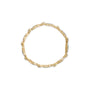 Pulsera de eslabones de racimo y onda con diamantes de 3 ct. p.t. en oro amarillo y blanco de 10K, foto 4