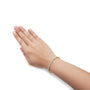 1 Ct. T.W. Diamond 3 Stone Link Bracelet in 10K Yellow Gold, photo 3