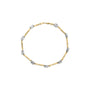 Pulsera de eslabones en S con corazón de pavé y diamantes de 1/3 ct. p.t. en oro de dos tonos de 10K, foto 4
