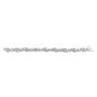 4 Ct. T.W. Invisble Set Princess-Cut Diamond Wave Style Link Bracelet in 14K White Gold, photo 4