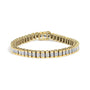 3 Ct. T.W. Princess-Cut Diamond Quad Invisible-Set Tennis Bracelet in 14K Gold, photo 2