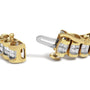 3 Ct. T.W. Princess-Cut Diamond Quad Invisible-Set Tennis Bracelet in 14K Gold, photo 4