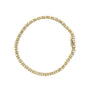 Pulsera tenis de bisel con diamantes redondos de 8 ct. p.t. en oro amarillo de 10K, foto 4