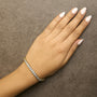 8 Ct. T.W. Half Bezel-Set Diamond Tennis Bracelet in 14K Yellow Gold, photo 3